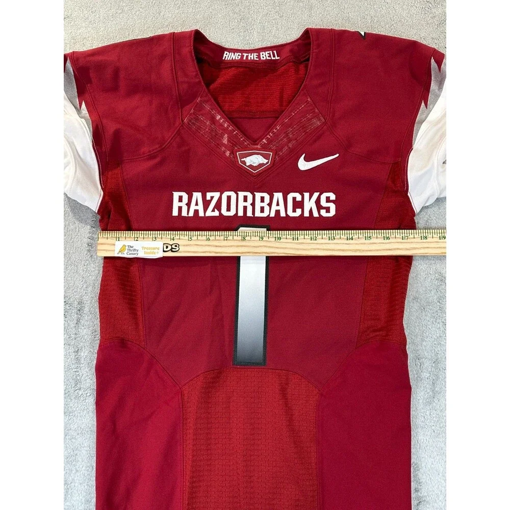 Arkansas Razorbacks Nike Vapor Elite Team Issued Jersey #1 Sz  S 38 Bielema Era